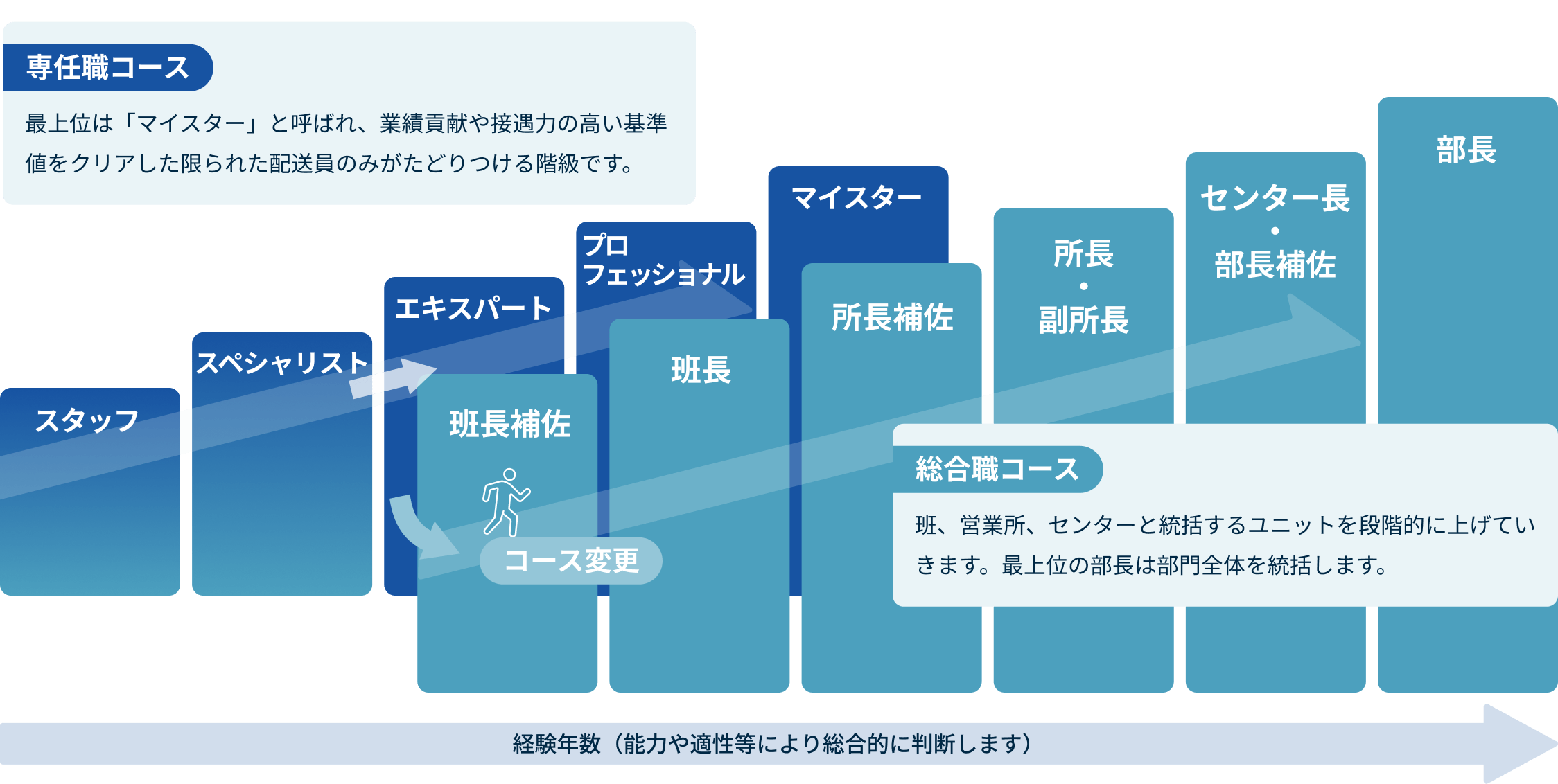 キャリアステップイメージ